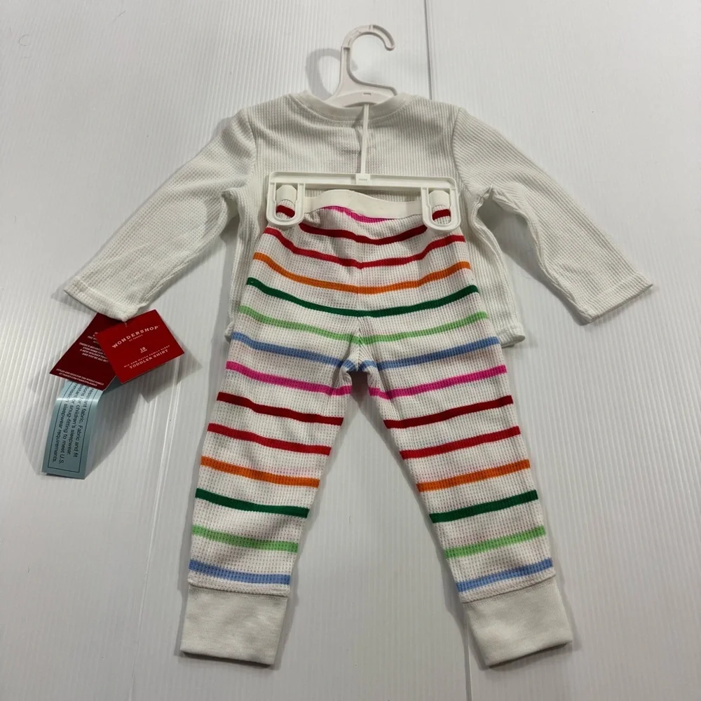 542. NWT Wondershop Toddler “Oh What Fun” 2 piece PJ Set (18 months)